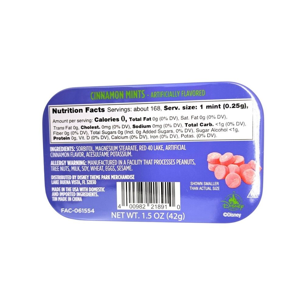 Disney Maleficent Malefi-Mints Collectible Tin Disneyland EMPTY NO MINTS INSIDE - Picture 4 of 9